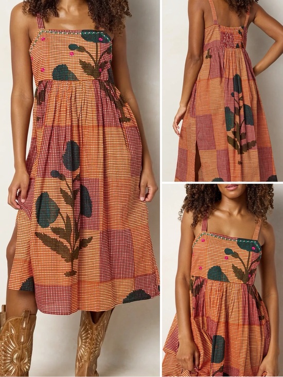 NATURAL LIFE Dresses & Skirts - Natural Life Natalie Embroidered Cotton Midi Dress XS NWT NEW WITH TAGS